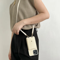 Elegant Leather Crossbody Wallet Case™
